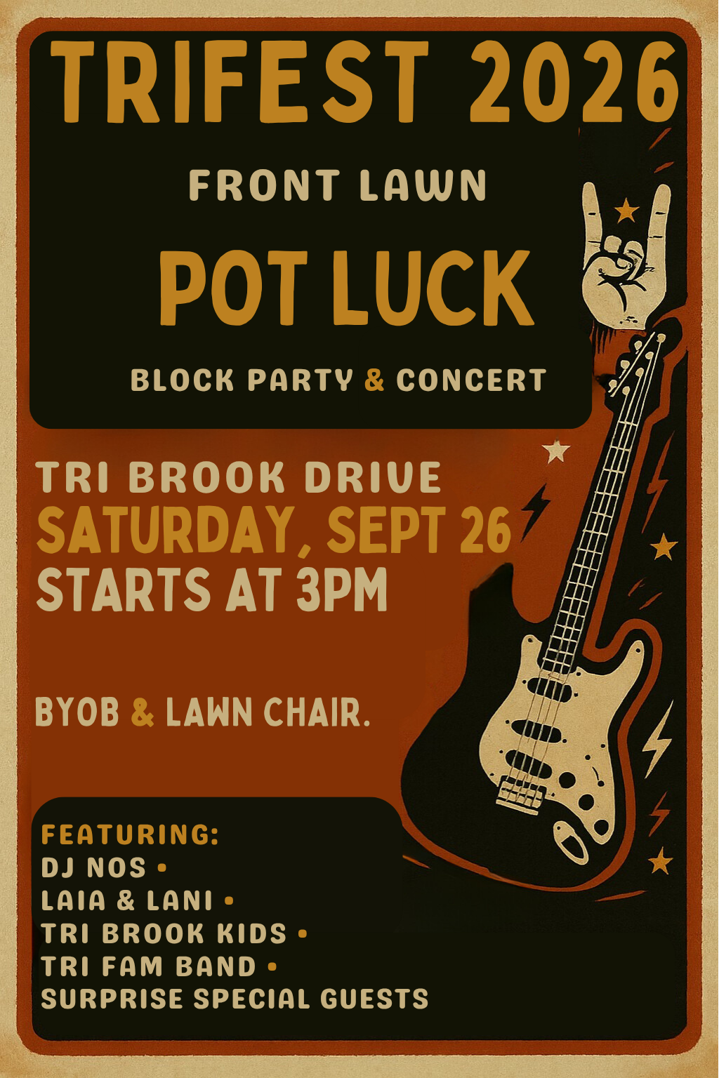 2nd Annual TriFest flyer for September 26, 2026